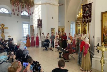 Прихожане нашего храма приняли участие в Московском Пасхальном фестивале
